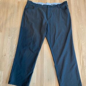 Adidas charcoal gray Golf To Go 5 pocket pants 40x30